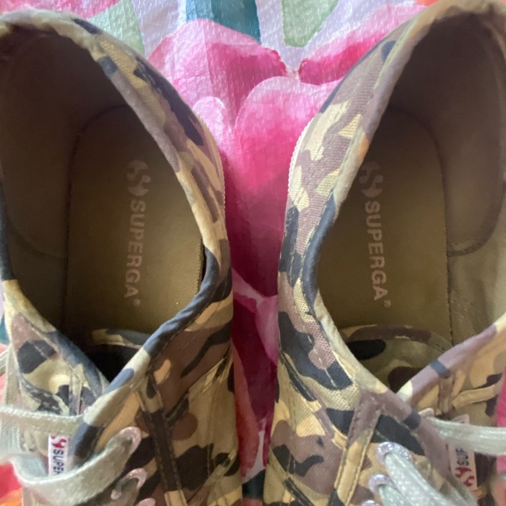Women’s Superga camouflage sneakers - Picture 3 of 10